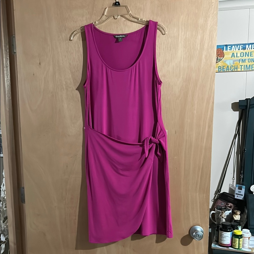 Tommy Bahama Pink Asymmetrical Sheath Dress